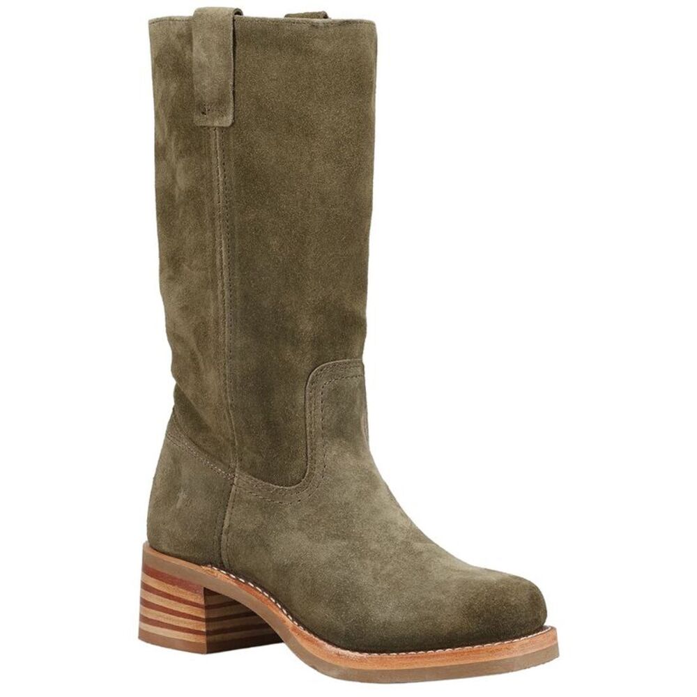 Frye Campus 12In Suede Boot, Green
